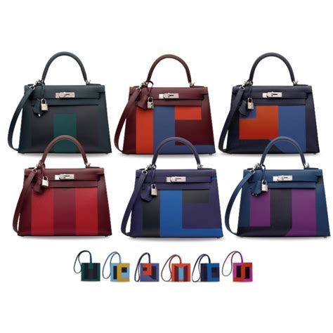 hermes kelly lettres au carre|A SET OF TWELVE: COMPLETE COLLECTION OF SIX .